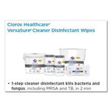Versasure Cleaner Disinfectant Wipes, 1-ply, 12" X 12", White, 110 Towels-bucket