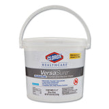 Versasure Cleaner Disinfectant Wipes, 1-ply, 12" X 12", White, 110-bucket, 2-ct