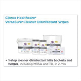 Versasure Cleaner Disinfectant Wipes, 1-ply, 12" X 12", White, 110-bucket, 2-ct