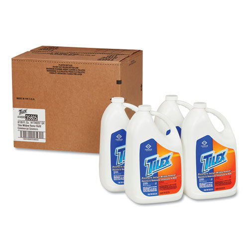 Disinfects Instant Mildew Remover, 128 Oz Refill Bottle, 4-carton
