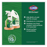 Clorox Pro Ecoclean Disinfecting Cleaner, Unscented, 32 Oz Spray Bottle, 9-carton