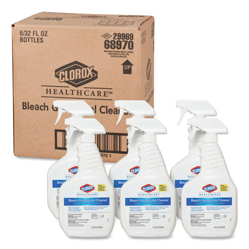 Bleach Germicidal Cleaner, 32oz Spray Bottle, 6-carton