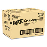 Odorshield Tall Kitchen Drawstring Bags, 13 Gal, 0.95 Mil, 24" X 27.38", White, 240-carton