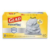 Tall Kitchen Drawstring Trash Bags, 13 Gal, 0.72 Mil, 23.75" X 24.88", White, 240-carton