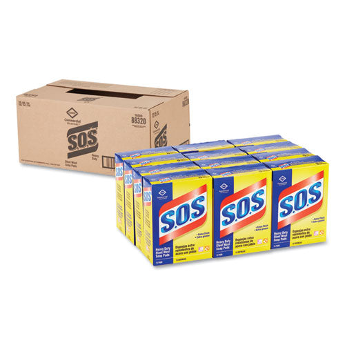 Steel Wool Soap Pad, 15 Pads-box, 12 Boxes-carton