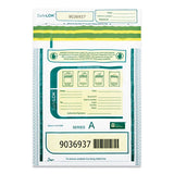 Deposit Bag, 9 X 12, 2 Mil Thick, Plastic, White-gray, 100-pack