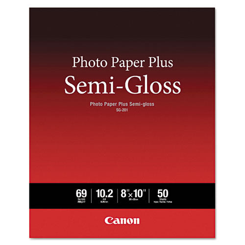 Photo Paper Plus Semi-gloss, 8 X 10, Semi-gloss White, 50-pack
