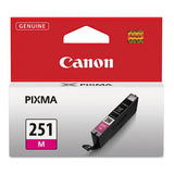 6515b001 (cli-251) Chromalife100+ Ink, 298 Page-yield, Magenta