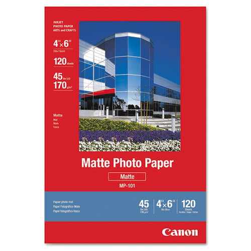 Matte Photo Paper, 4 X 6, Matte White, 120-pack