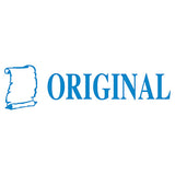 Pre-inked Shutter Stamp, Blue, Original, 1 5-8 X 1-2