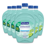 Antibacterial Liquid Hand Soap Refills, Fresh, 50 Oz, Green, 6-carton