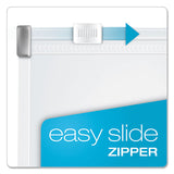 Expanding Zipper Binder Pockets, 11 X 8 1-2, Clear, 3-pack