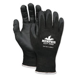 Cut Pro 92720nf Gloves, Large, Black, Hppe-nitrile Foam