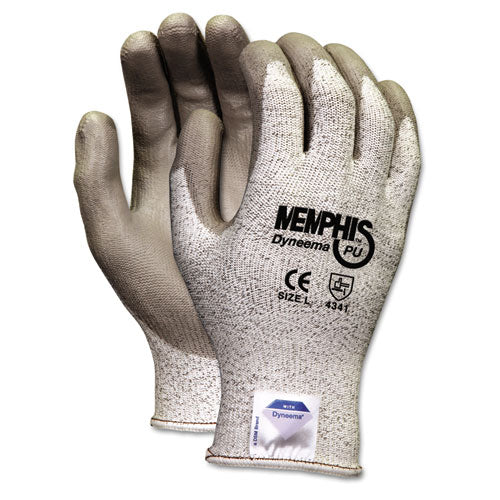 Memphis Dyneema Polyurethane Gloves, Medium, White-gray, Pair