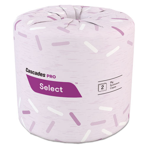Select Standard Bath Tissue, 2-ply, White, 4 X 3.19, 500-roll, 96-carton