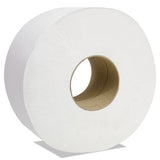 Select Jumbo Roll Jr. Tissue, 2-ply, White, 3 1-2" X 750 Ft, 12 Rolls-carton