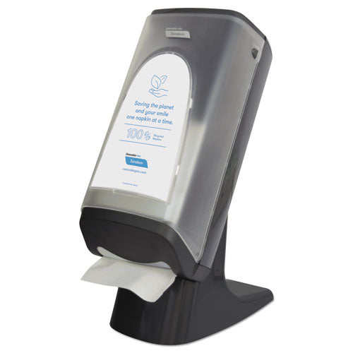 Tandem Stand-wall Napkin Dispenser, 9.06 X 12.4 X 20.28, Gray