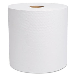 Select Hardwound Roll Towels, White, 7 7-8" X 800 Ft, 6-carton