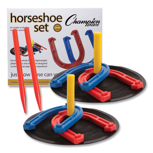 Indoor-outdoor Rubber Horseshoe Set