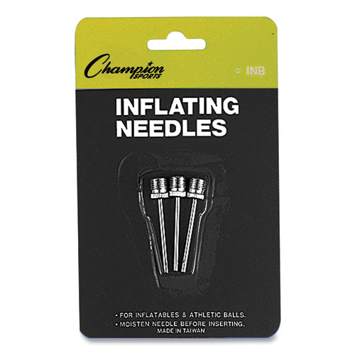 Nickel-plated Inflating Needles For Electric Inflating Pump, 3-pack