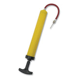 Hand Pump, 12", Plastic, Yellow-black