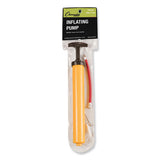 Hand Pump, 12", Plastic, Yellow-black