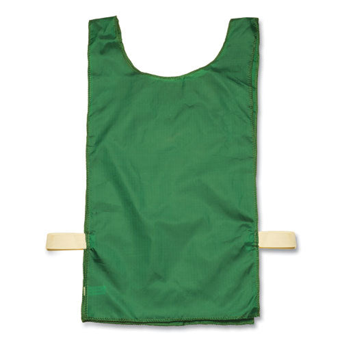 Heavyweight Pinnies, Nylon, One Size, Green, 12-box