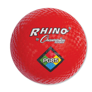 Playground Ball, 8-1-2" Diameter, Red