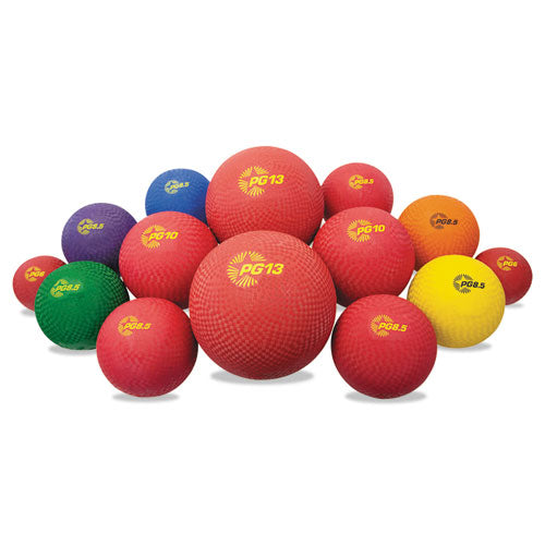 Playground Ball Set, Multi-size, Multi-color, Nylon, 14-set