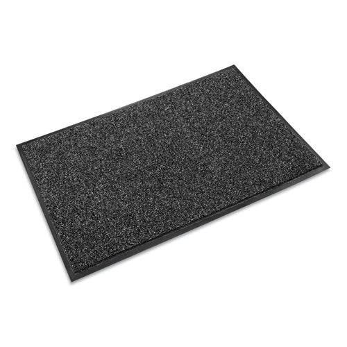 Cross-over Indoor-outdoor Wiper-scraper Mat, Olefin-poly, 36 X 60, Gray