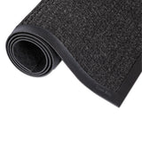 Super-soaker Wiper Mat With Gripper Bottom, Polypropylene, 24 X 36, Charcoal