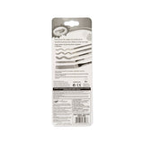 Arts And Craft Brush Set, Assorted Sizes, Natural Hair, Angled; Flat; Round, 5-set