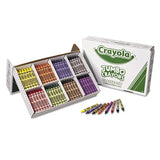 Jumbo Classpack Crayons, 25 Each Of 8 Colors, 200-set