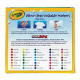 Ultra-clean Washable Markers, Broad Bullet Tip, Assorted Colors, 40-set