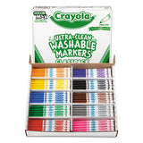 Ultra-clean Washable Marker Classpack, Fine Line, Assorted Colors, 200-pack