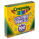 Long-length Colored Pencil Set, 3.3 Mm, 2b (#1), Assorted Lead-barrel Colors, 100-pack