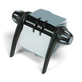 Visifix Flip Rotary Business Card File, Holds 400 4 1-8 X 2 7-8 Cards, Black-sr