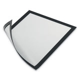 Duraframe Magnetic Sign Holder, 8.5 X 11, Silver Frame, 2-pack