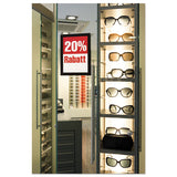 Duraframe Sign Holder, 5 1-2 X 8 1-2, Black Frame, 2-pack