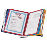 Sherpa Desk Reference System, 10 Panels, 10 X 5 5-8 X 13 7-8, Assorted Borders