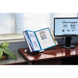 Sherpa Desk Reference System, 10 Panels, 10 X 5 5-8 X 13 7-8, Assorted Borders