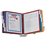 Sherpa Desk Reference System, 10 Panels, 10 X 5 5-8 X 13 7-8, Assorted Borders