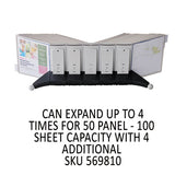 Sherpa Desk Reference System, 10 Panels, 10 X 5 7-8 X 13 1-2, Gray Borders