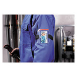 Card Holder Outdoor Secure, Vertical, 3.42" X 2.12", Clear, 10-box