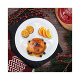 Concorde Non-laminated Foam Plate, 3-compartment, 10.25" Dia, White, 125-pack, 4 Packs-carton