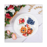 Concorde Non-laminated Foam Plate, 3-compartment, 10.25" Dia, White, 125-pack, 4 Packs-carton