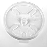 Lift N' Lock Plastic Hot Cup Lids, Fits 10oz Cups, White, 1000-carton