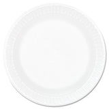 Concorde Non-laminated Foam Plate, 10.25" Dia., White, 125-pack, 4 Packs-carton