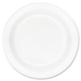 Concorde Non-laminated Foam Plate, 10.25" Dia., White, 125-pack, 4 Packs-carton