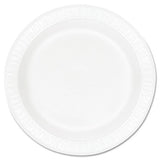 Concorde Non-laminated Foam Plate, 10.25" Dia., White, 125-pack, 4 Packs-carton